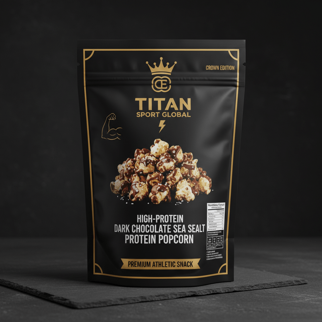 Dark Chocolate Sea Salt Protein Popcorn — TITAN SPORT GLOBAL