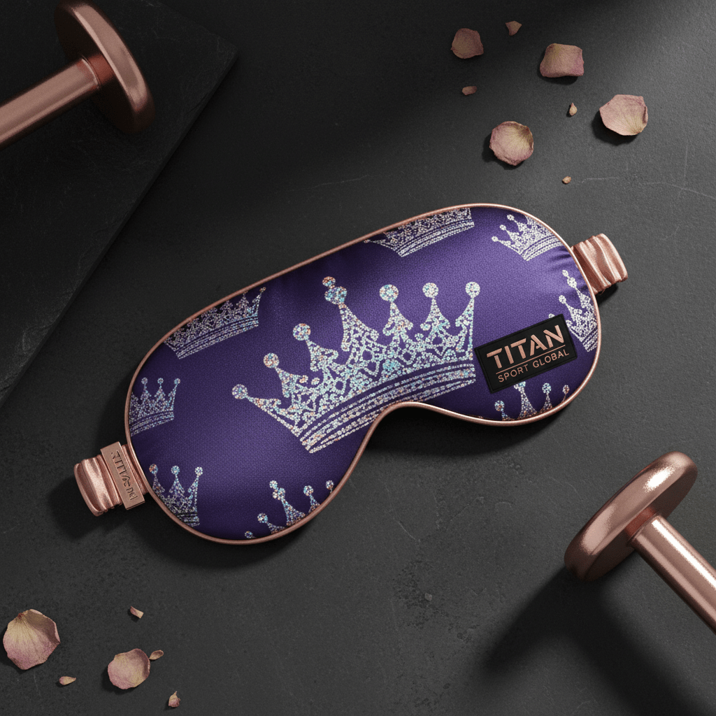TITAN Women's Sleep Mask Rose Crown Edition