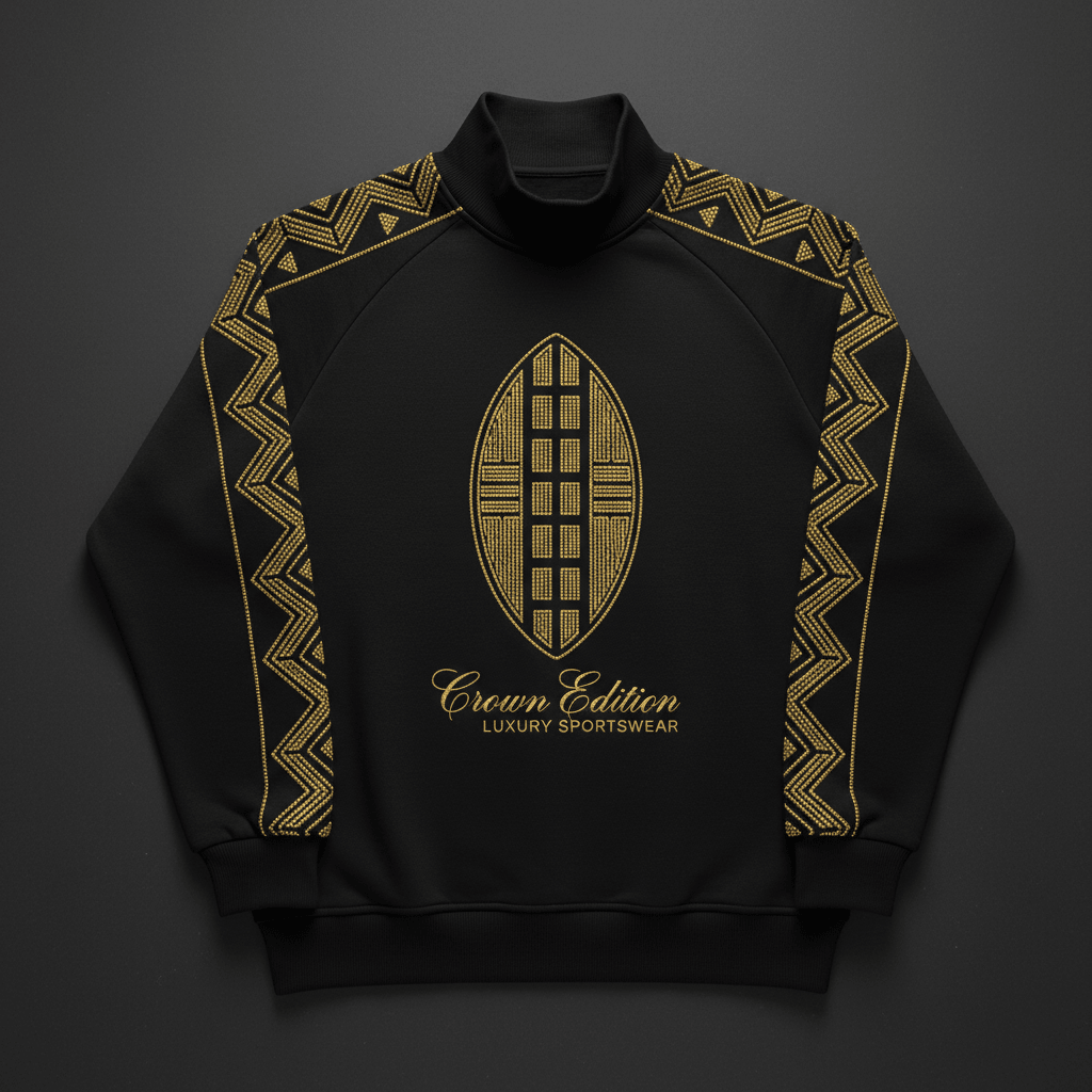 TITAN Maasai Warrior Crewneck Turtleneck — Enkiama Edition