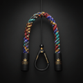 TITAN Crown Edition Tricep Rope Cable Attachment — Crown Edition matte black and gold