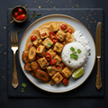 TITAN Jamaican Run Down Tofu Vegan Muscle Dinner