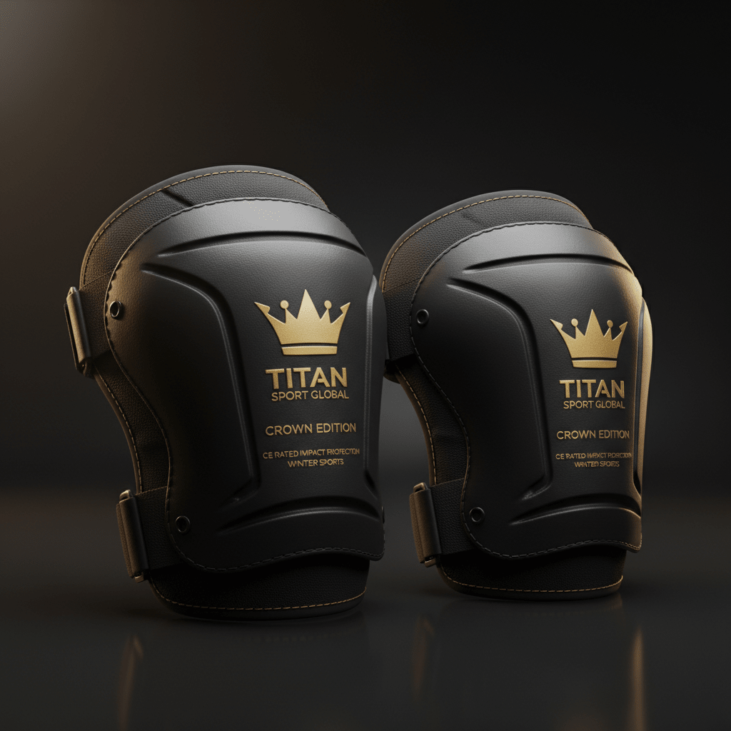 TITAN Crown Snow Knee Pads CE Impact Protection