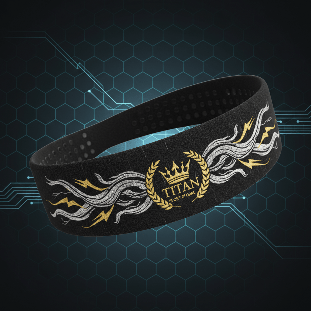 TITAN SwiftDry Headband - Instant Sweat Absorption flat lay