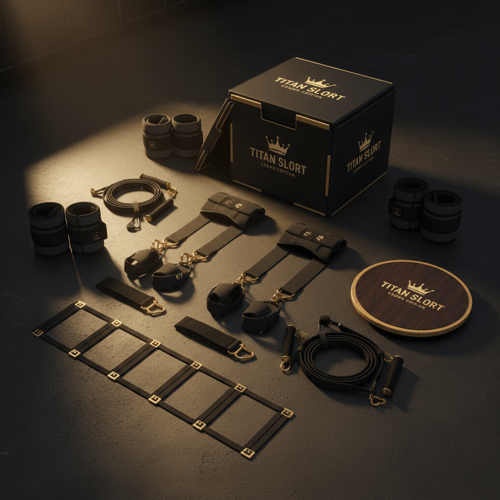 TITAN All-In-One Volleyball Player's Home Gym Kit Crown Edition