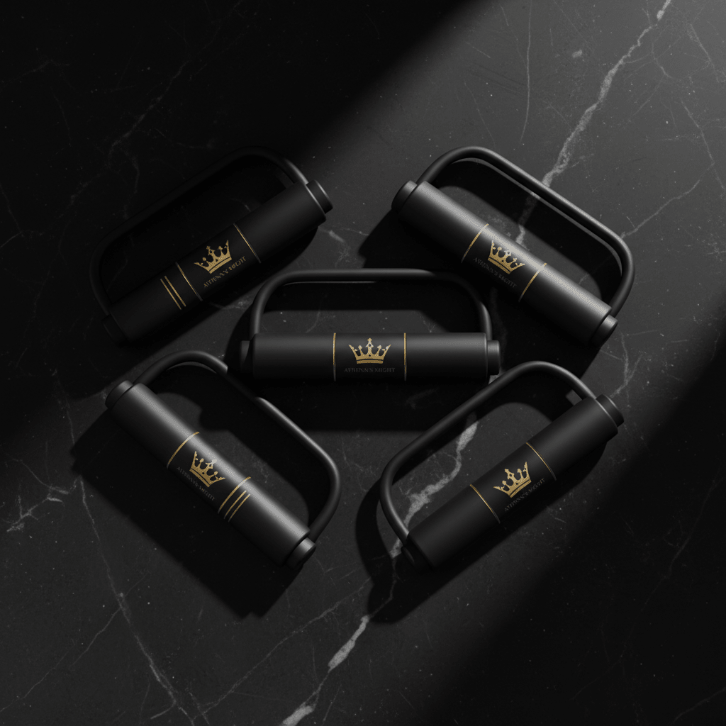 TITAN Figure-8 Resistance Bands Set Crown SWAG Edition black gold