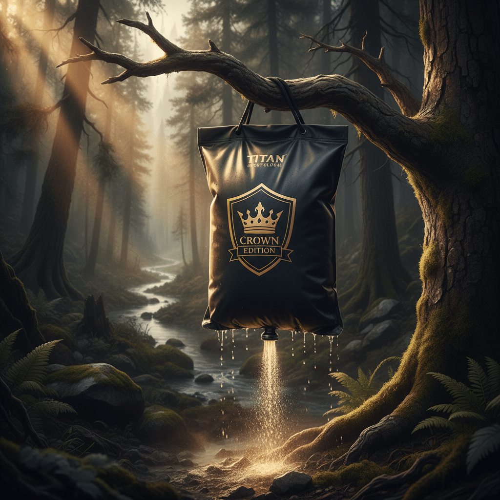 TITAN Tactical Portable Solar Shower Crown Edition