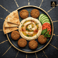 Lebanese Hummus & Falafel Plate - TITAN Sport Global