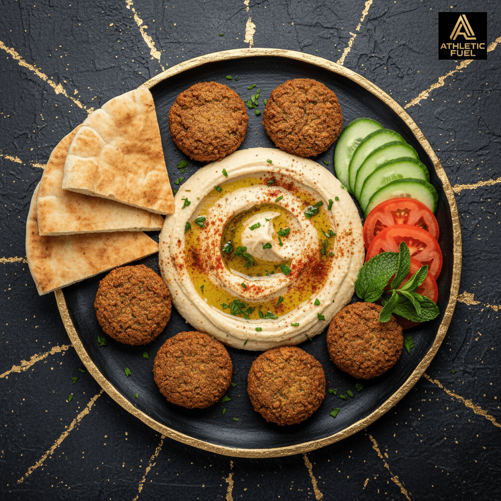Lebanese Hummus & Falafel Plate - TITAN Sport Global