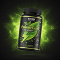 TITAN PowerFuel Pre-Workout - Organic Plant-Based Energy supplement bottle