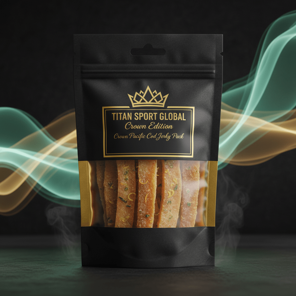 Crown Pacific Cod Jerky Pack - TITAN SPORT GLOBAL