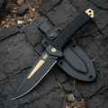 TITAN NeckBlade Tactical Fixed Blade Knife — Crown Edition