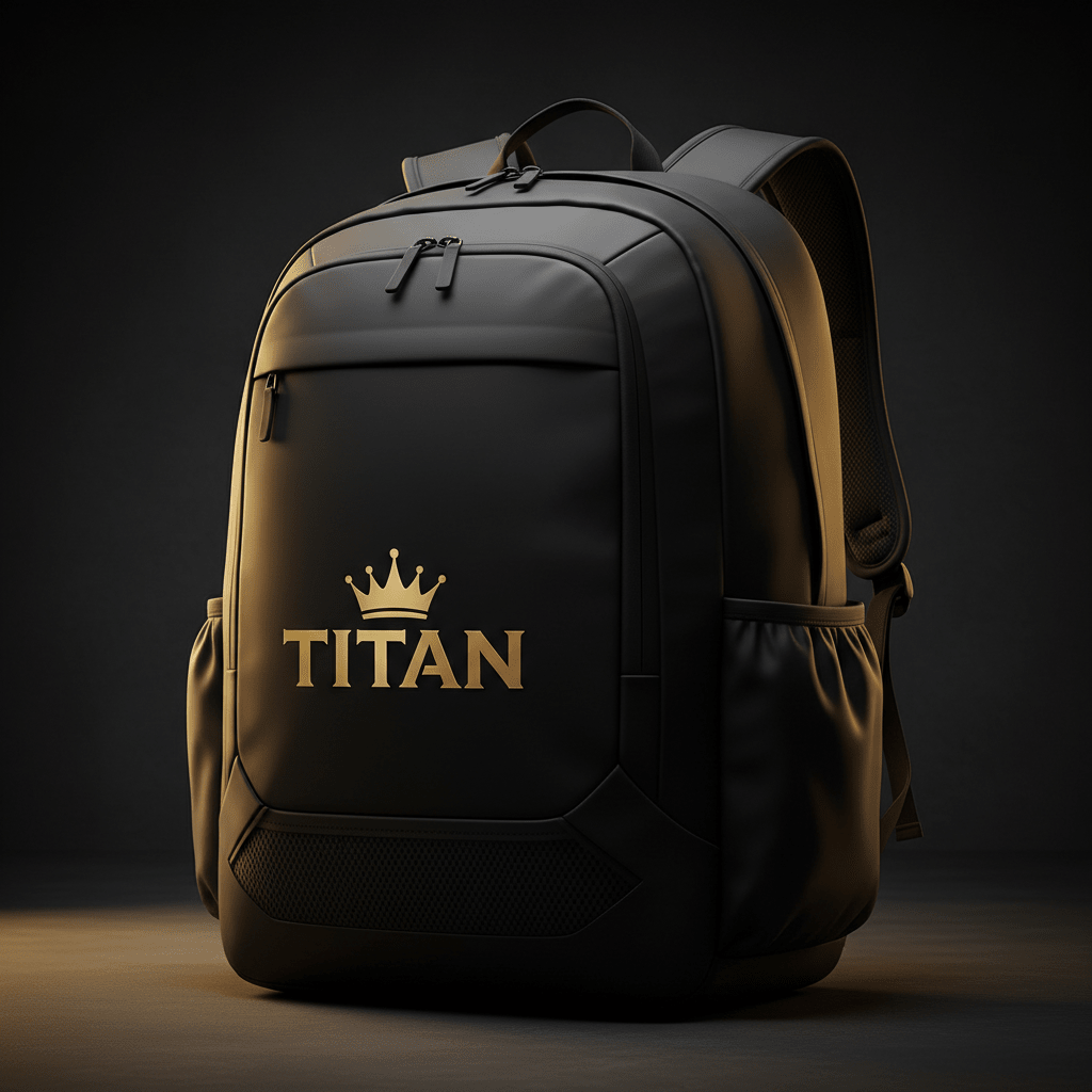 TITAN Gym Backpack - Crown Edition Clean Logo