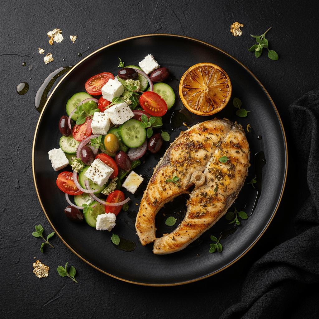 TITAN Greek Grilled Swordfish Muscle Dinner