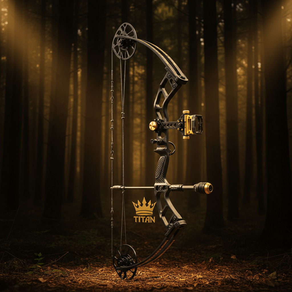 TITAN Pro Compound Bow Package Black & Gold