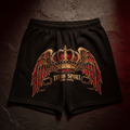 TITAN Men's Crown Edition Lounge Shorts Ruby Red Gold
