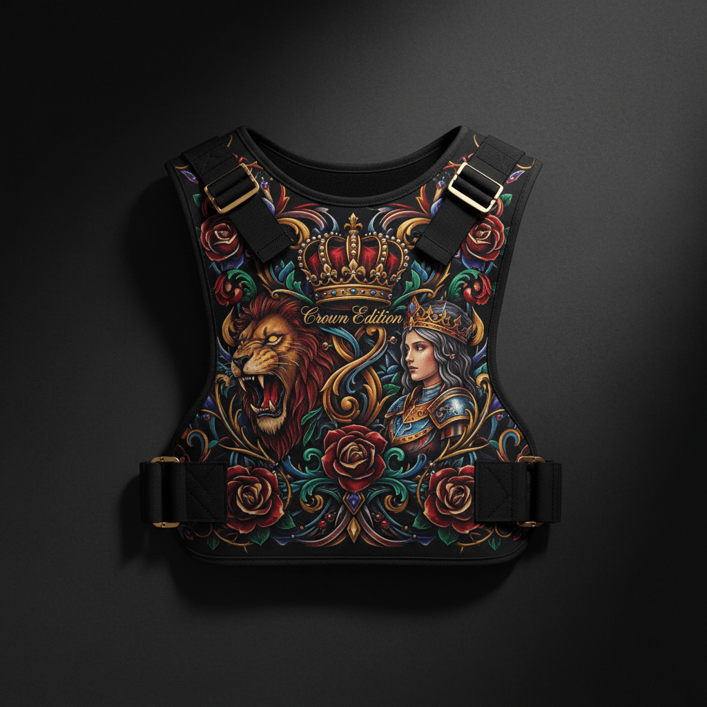 TITAN Crown Edition Tattoo Art Compression Posture Corrector