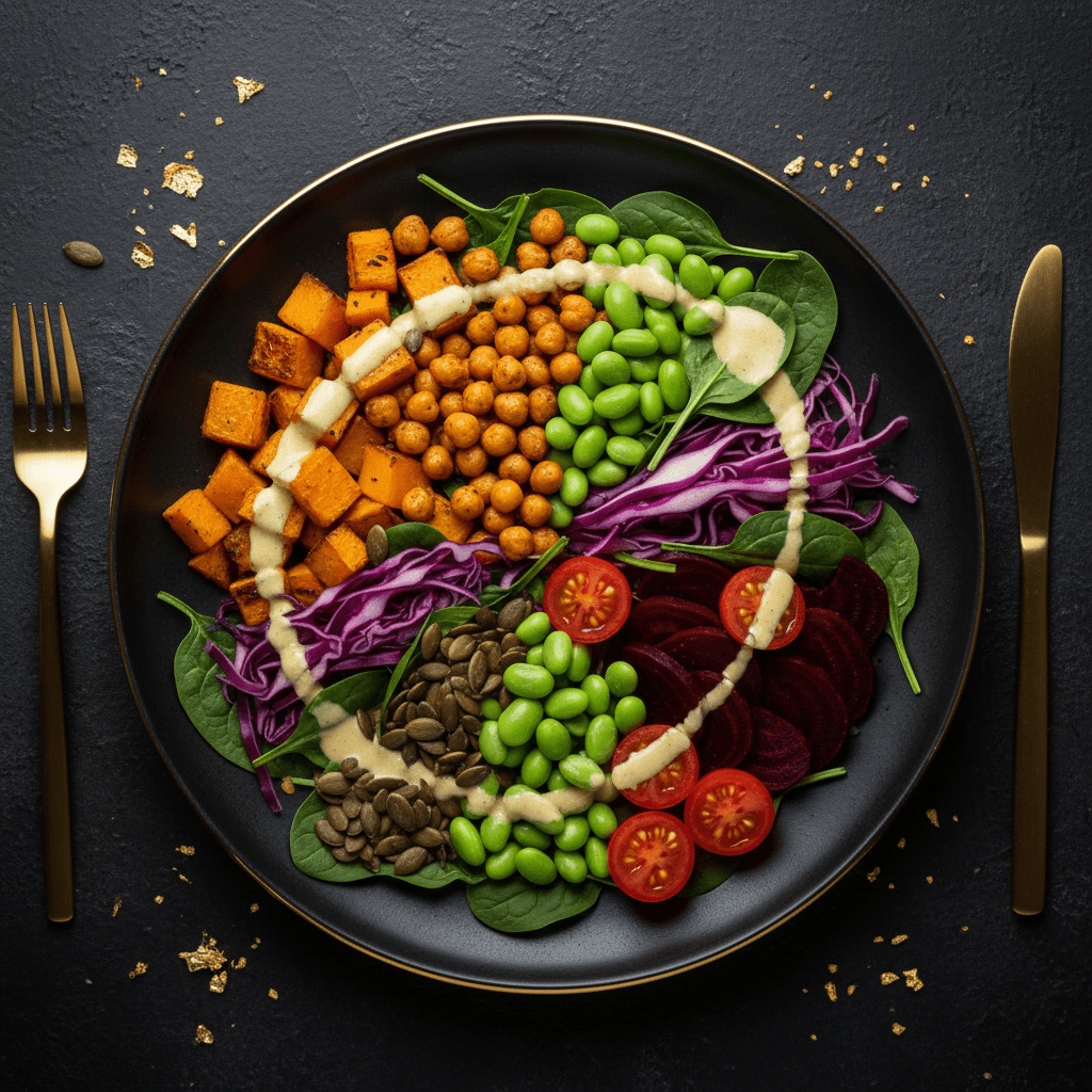 TITAN South African Rainbow Protein Vegan Lunch Salad