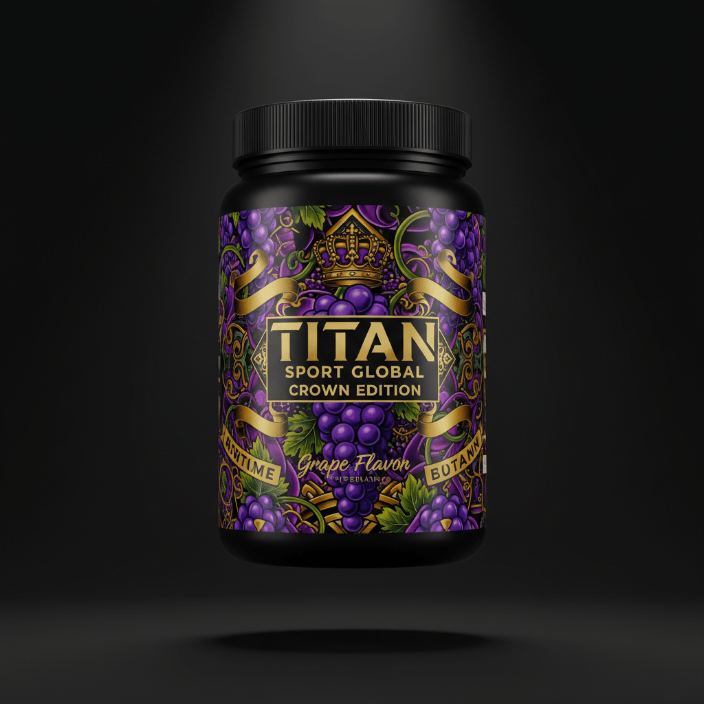 TITAN Vegan BCAA Powder Grape — Crown Edition