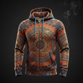 TITAN Tibetan Mandala Zip-Up Hoodie — Dharma Edition
