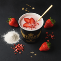 TITAN High-Protein Strawberry Pea Protein Pudding Cup