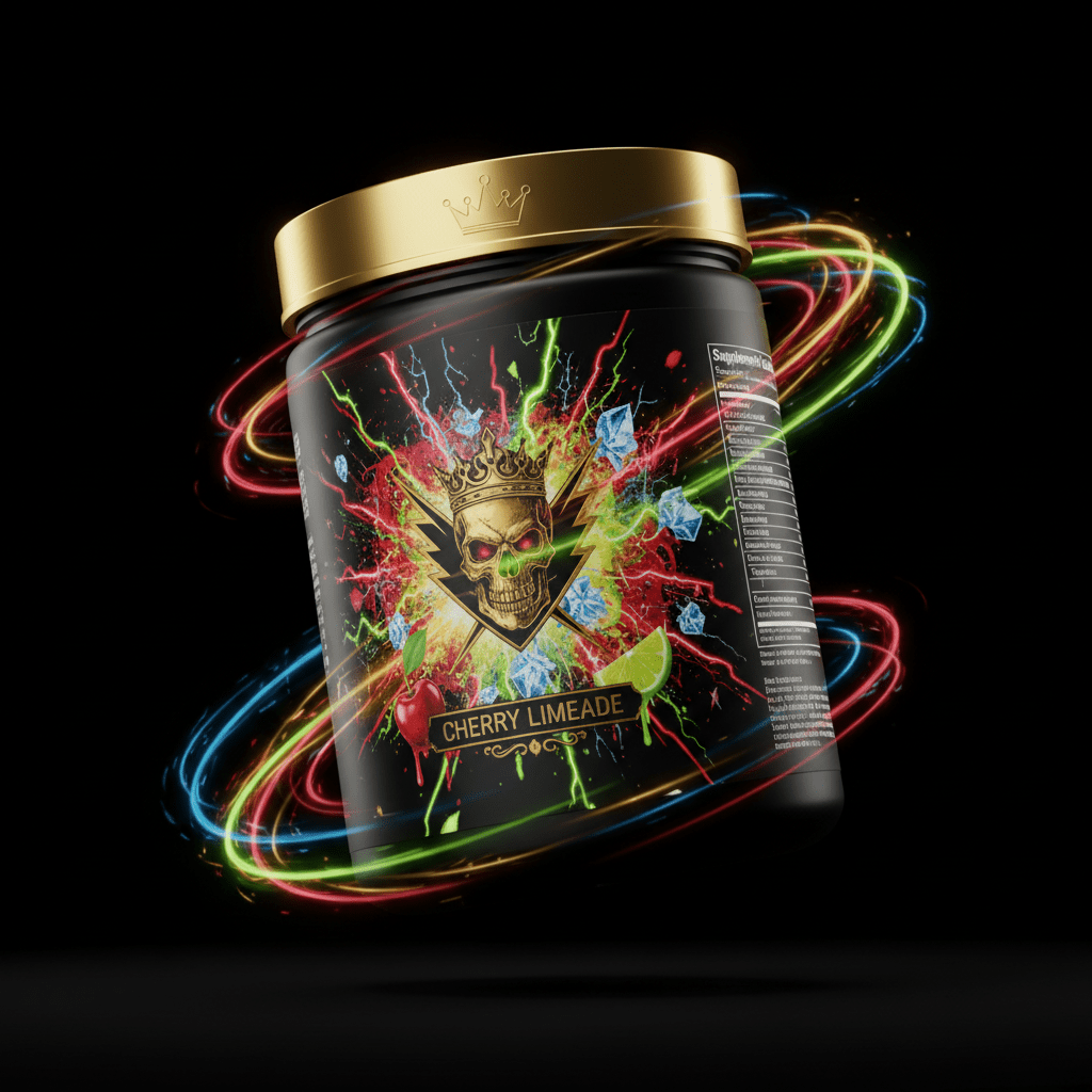 TITAN Pre-Workout Cherry Limeade - Explosive Energy Crown Edition Design