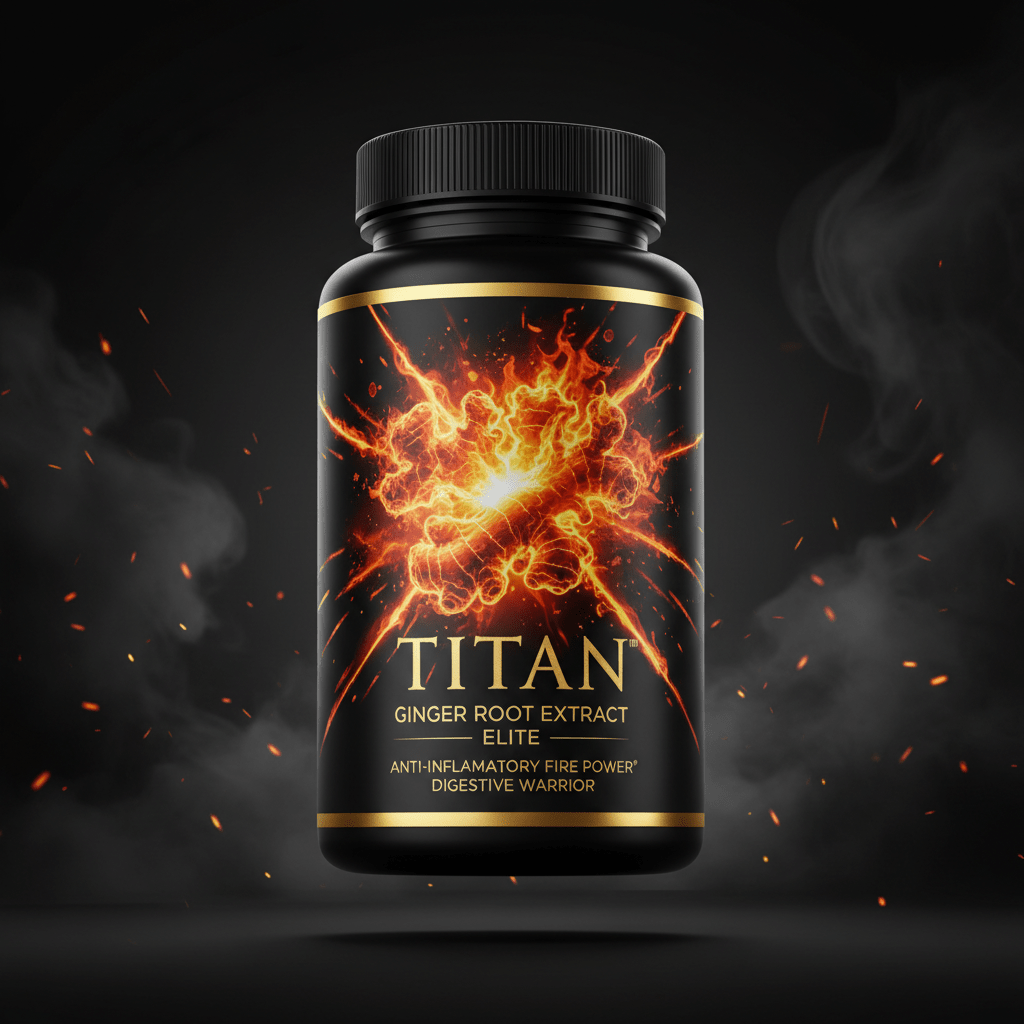 TITAN Ginger Root Extract Elite - 20% Gingerol Anti-Inflammatory