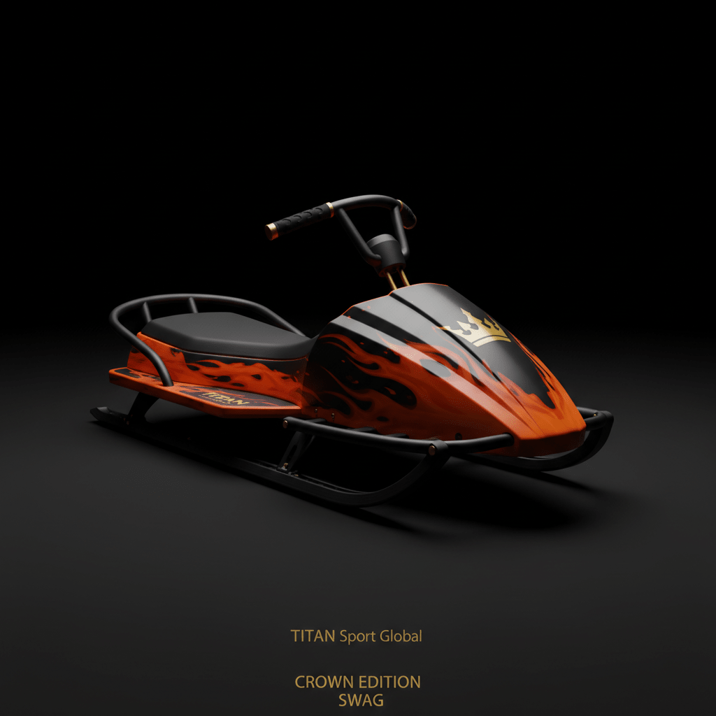 TITAN Off-Grid Sled — Tiger Flame SWAG