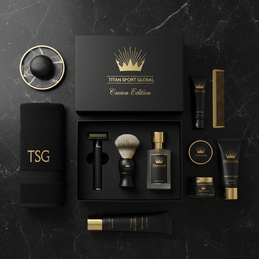 TITAN Crown Edition Ultimate Men's Grooming Gift Set