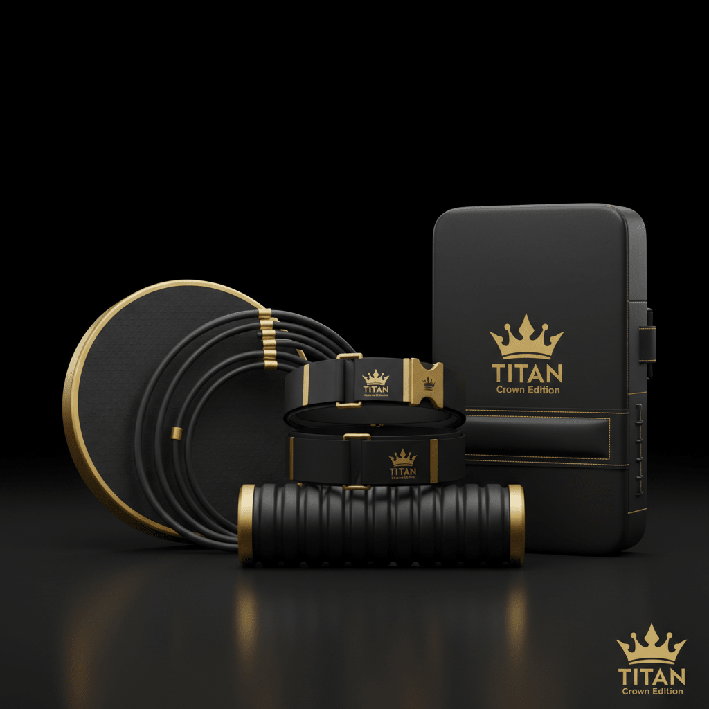TITAN All-In-One Martial Arts Flexibility & Kicking Home Gym Kit — Crown Edition