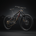 TITAN Crown Edition Mountain Bike THE BEAST — matte black and gold full suspension