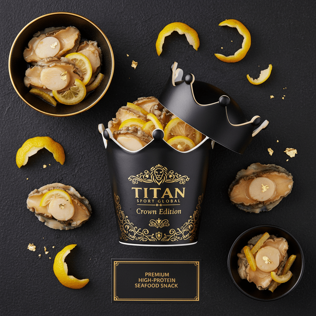 TITAN High-Protein Abalone & Yuzu Crown Edition Snack Cup