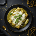 TITAN Mexican Vegetarian Enchiladas Verdes Lunch Plate