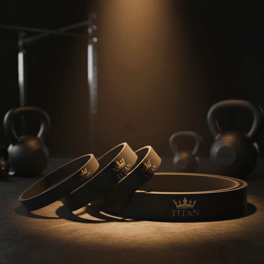 TITAN Pro Pull-Up Assistance Bands Set 4-Pack Black & Gold