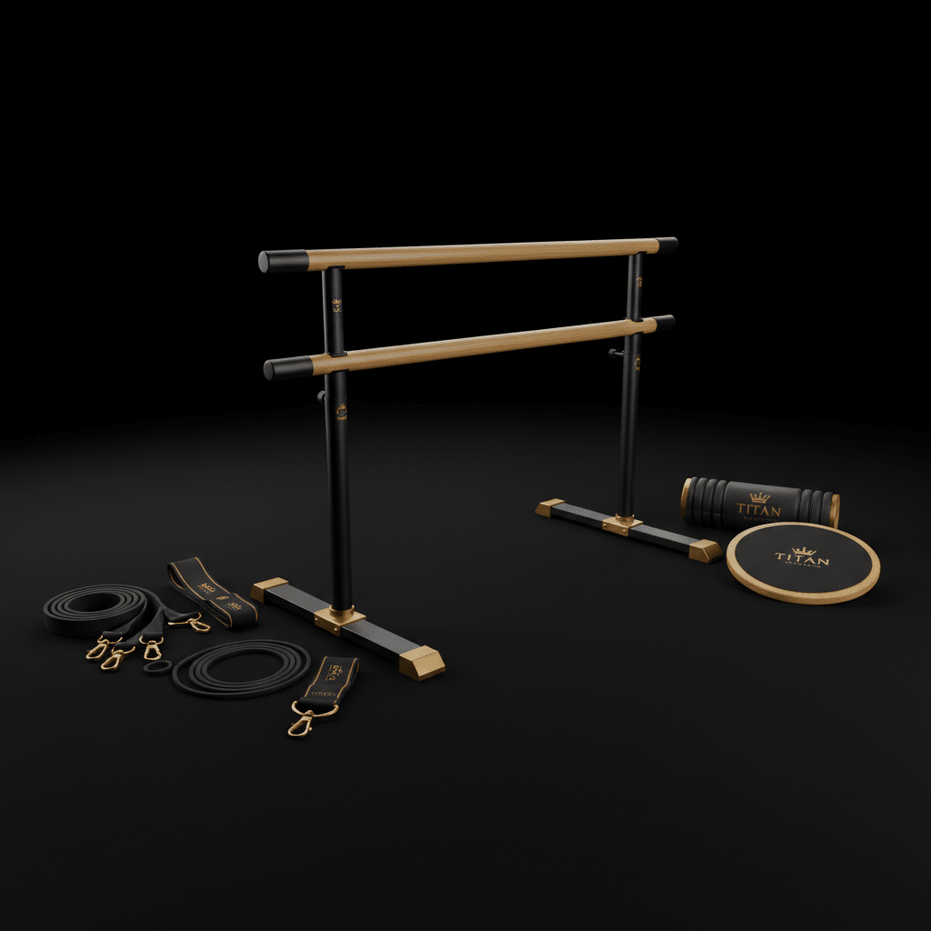 TITAN All-In-One Dance Athlete's Strength & Flexibility Home Gym Kit — Crown Edition
