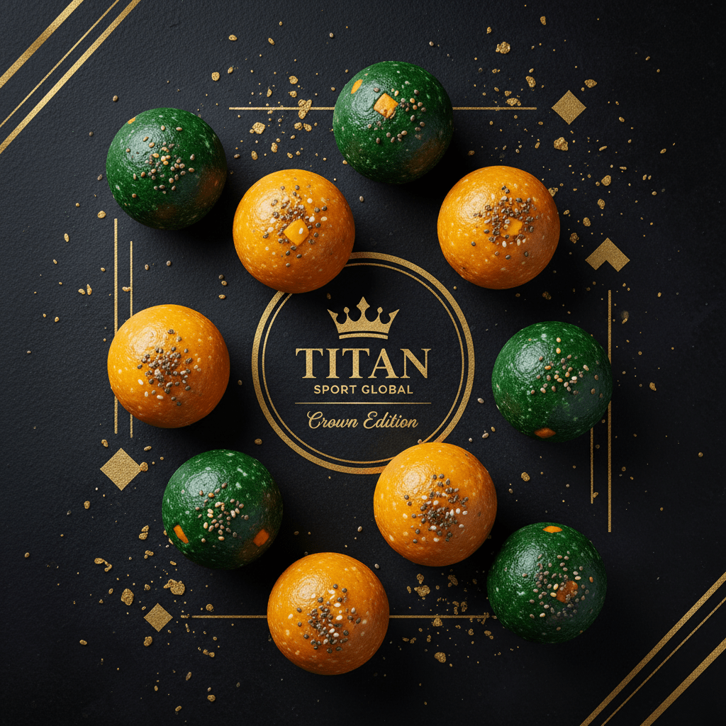 TITAN High-Protein Spirulina & Mango Energy Balls