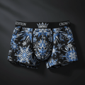 TITAN Women's Cozy Boxer Shorts Ice Queen Crown Edition