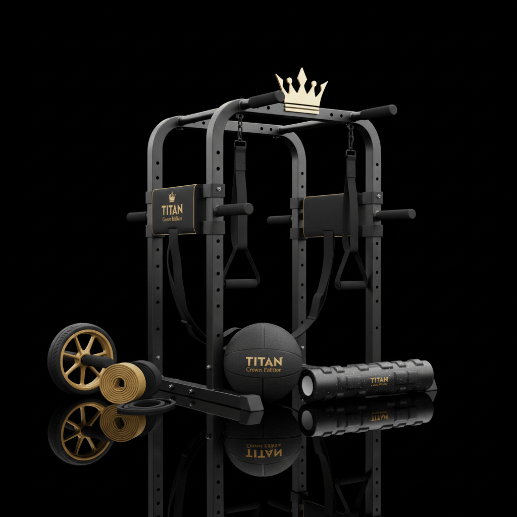 TITAN All-In-One Core & Abs Shredder Home Gym Kit — Crown Edition