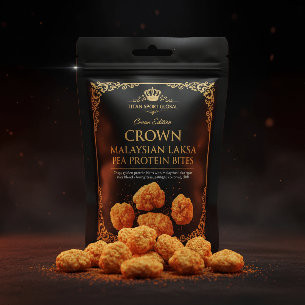Crown Malaysian Laksa Pea Protein Bites - TITAN SPORT GLOBAL