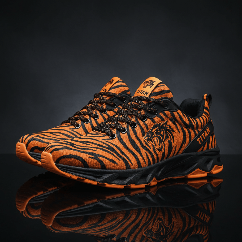 TITAN Tiger Stripe Low Top Apex Predator Sneaker