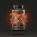 TITAN Organic Ginseng Complex - Energy & Vitality Booster supplement bottle