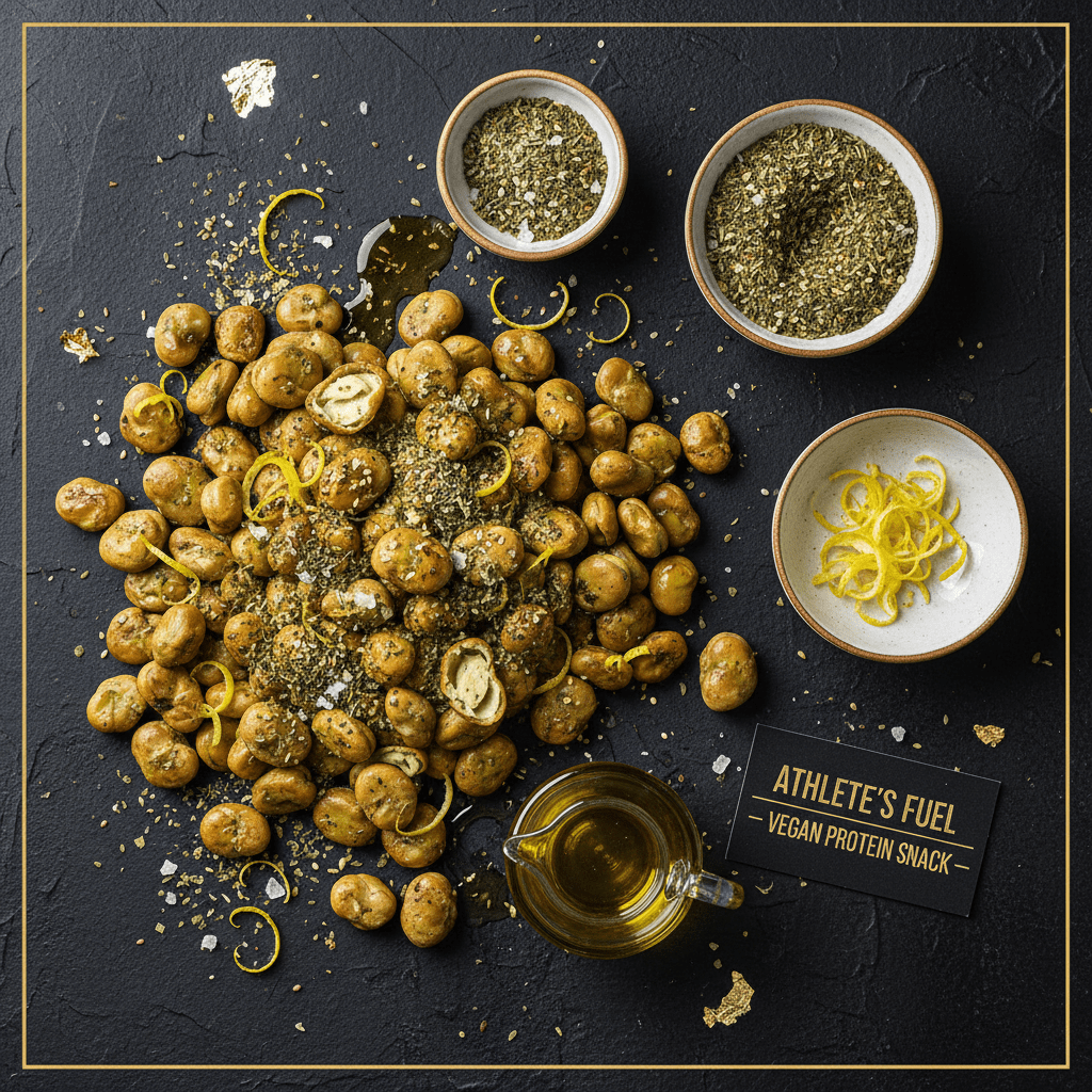 TITAN Roasted Fava Bean Za'atar Herb Protein Snack