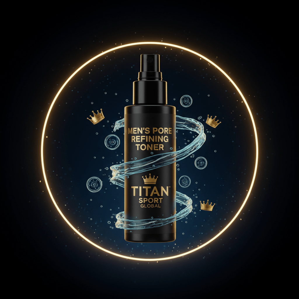 TITAN SPORT GLOBAL men's pore refining toner spray bottle