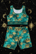 TITAN Women's Tropical Crown Matching Set flat lay Paradise SWAG Edition