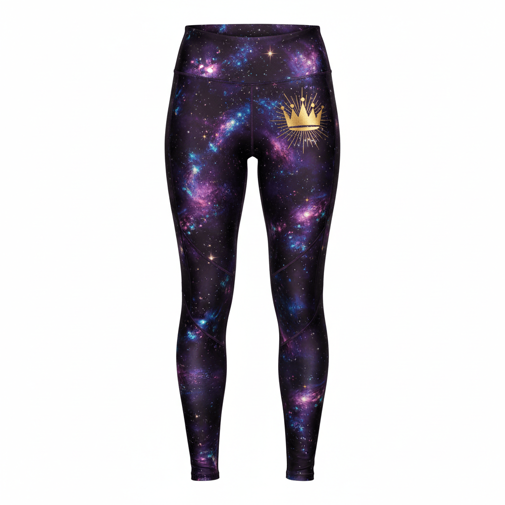 TITAN Galaxy Crown Women’s Leggings — Crown SWAG Edition