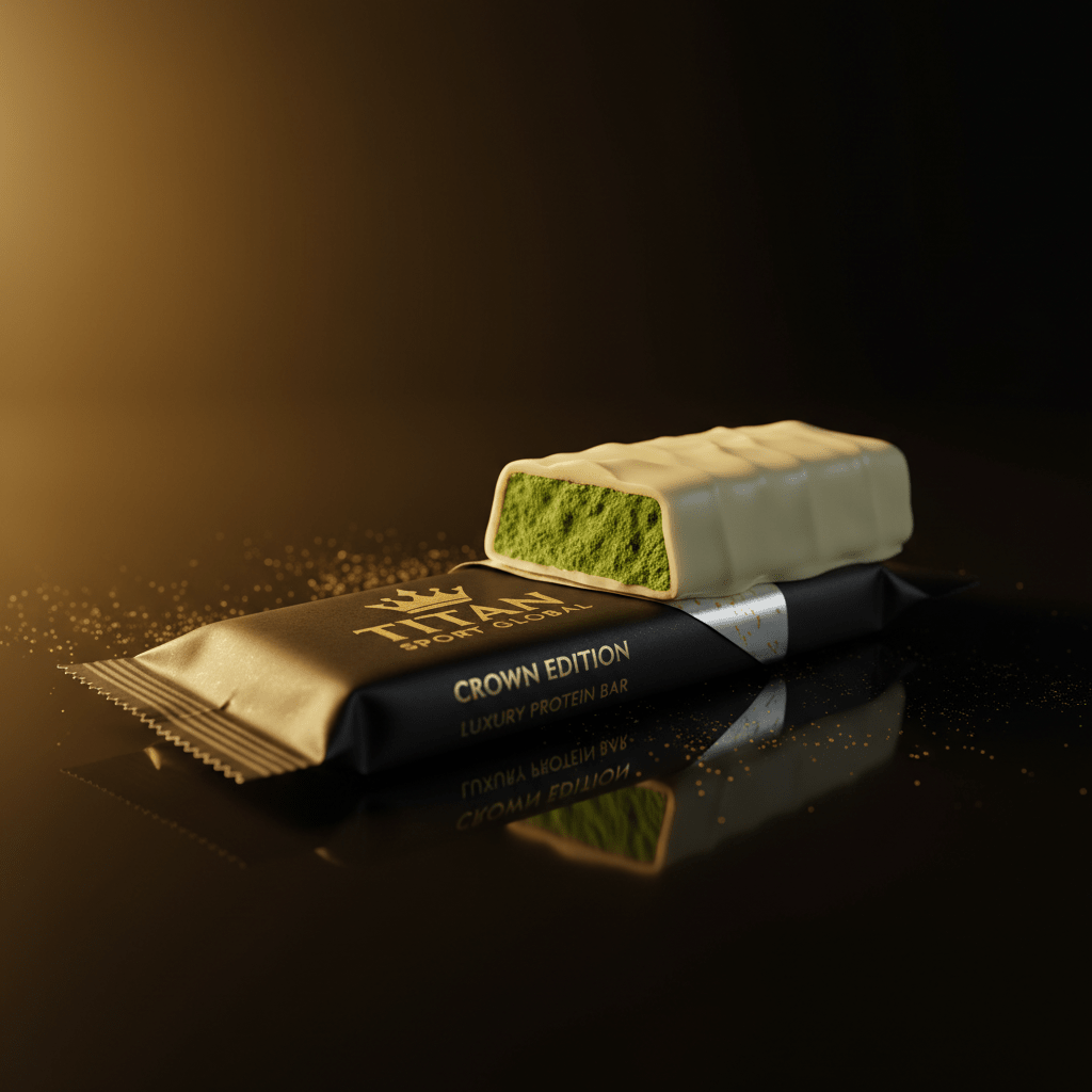 TITAN Crown White Chocolate Matcha Protein Bar - Crown Edition