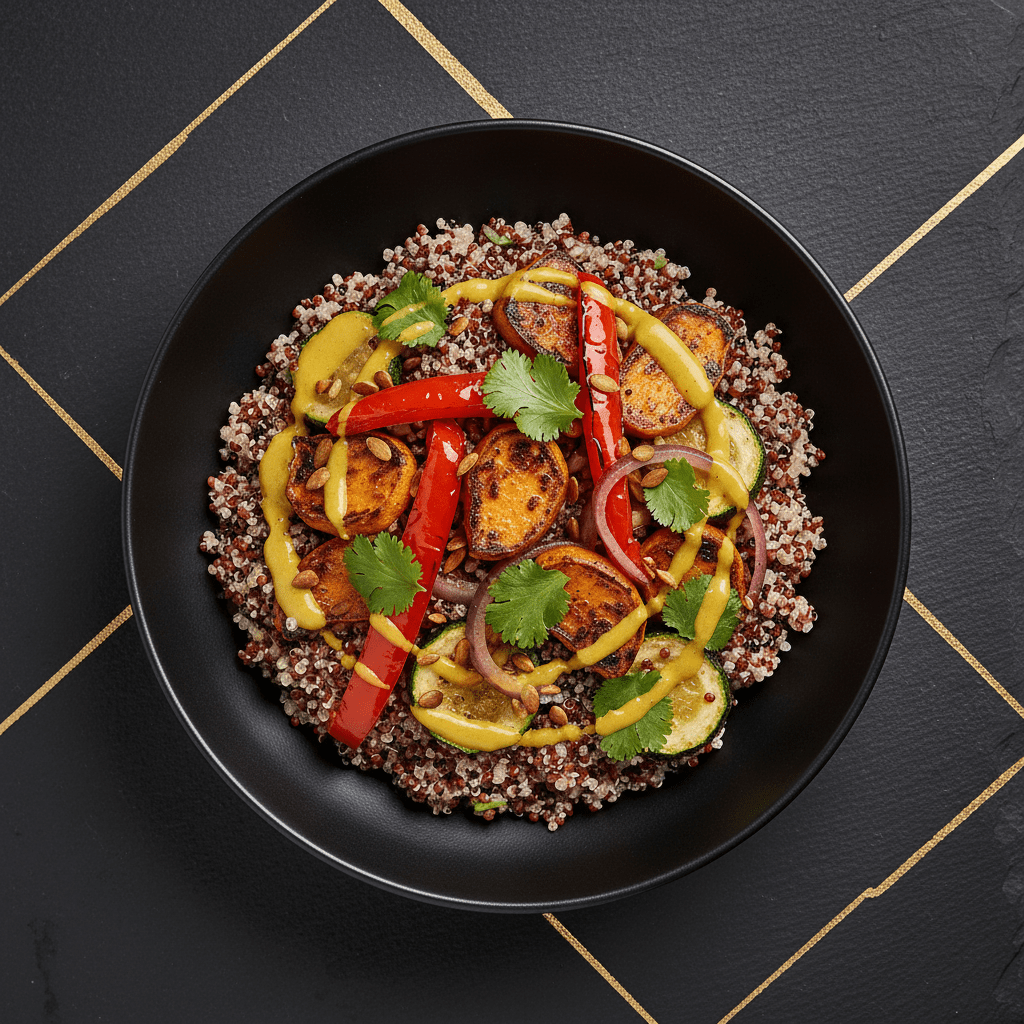 Peruvian Quinoa & Roasted Veggie Bowl - TITAN Sport Global