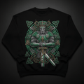 Celtic Crown Warrior Crewneck — TITAN Crown Edition ancient Celtic warrior streetwear