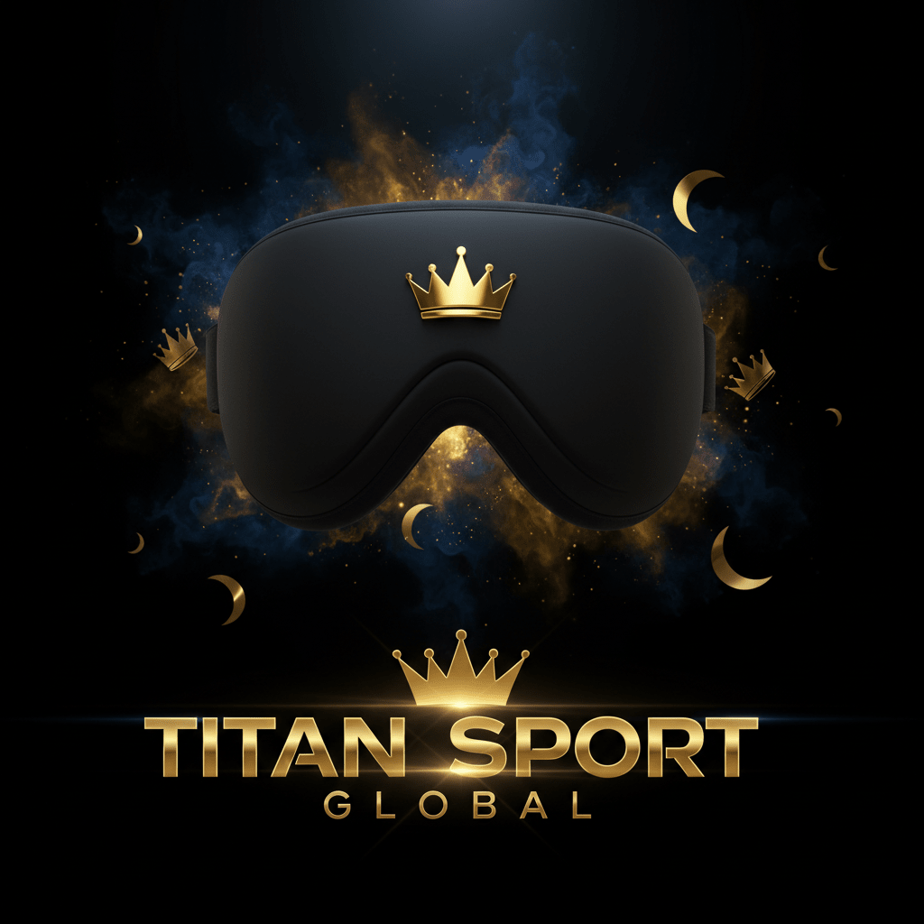 TITAN SPORT GLOBAL pro athlete sleep mask contoured blackout edition