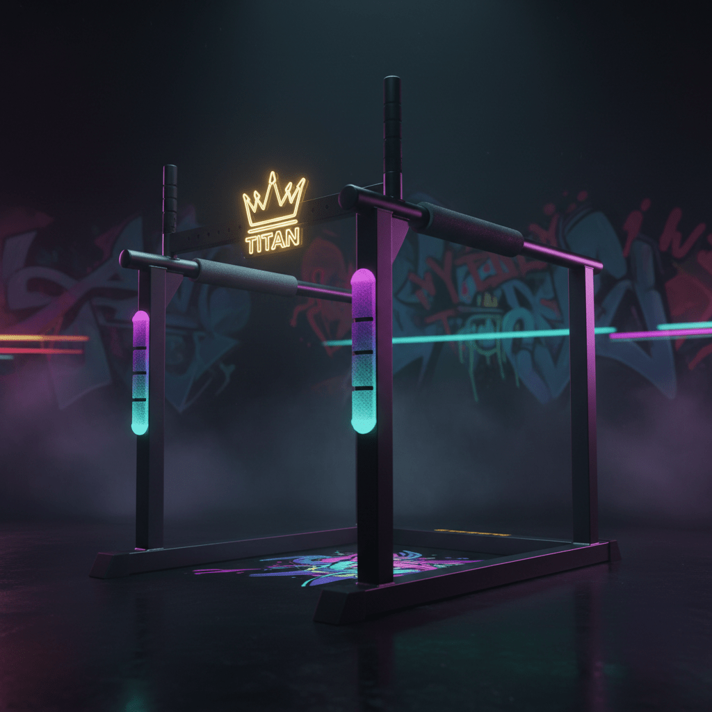 TITAN Parallel Dip Bars — Crown Edition