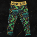 TITAN Crown Edition Tattoo Art Aurora Polar Bear Joggers Women's Athletic Bottoms
